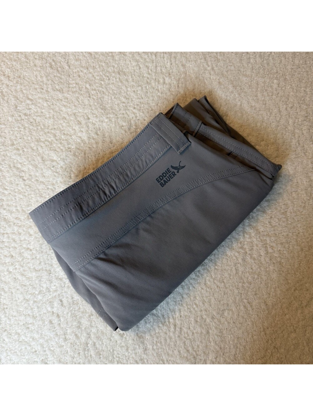 Eddie Bauer Women’s Cargo Hiking Shorts Gray Size 10 Stretch Outdoor